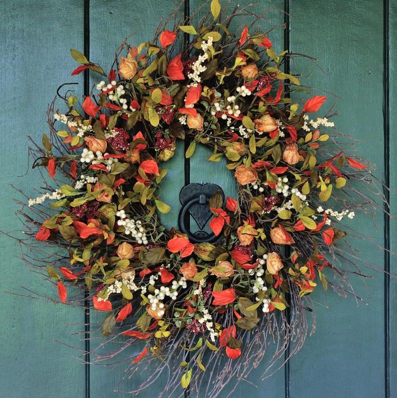 Pumpkin Spice and Berry Fall Wreath