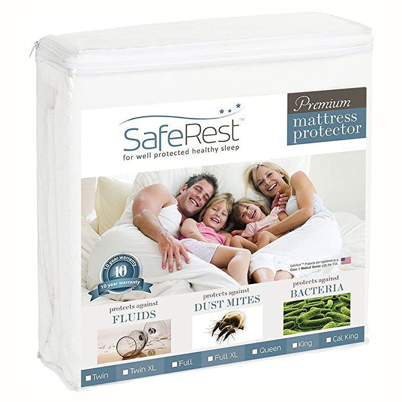 SafeRest Hypoallergenic Waterproof Mattress Protector