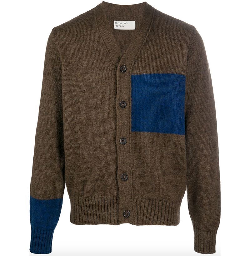mens colorful cardigan