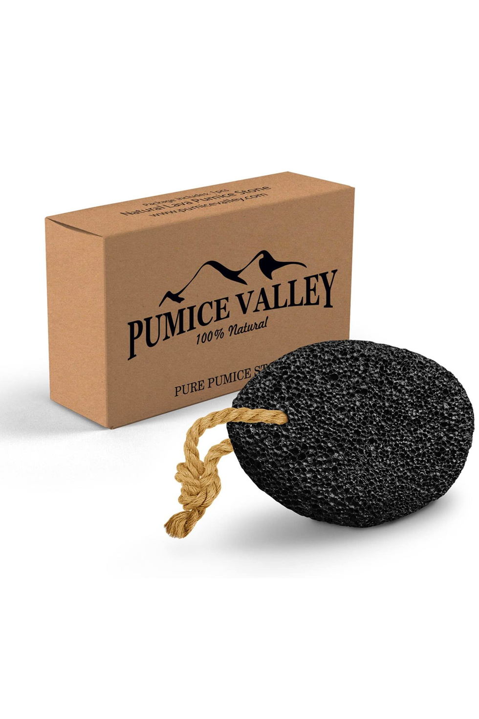 Pumice Valley Natural Earth Lava Pumice Stone Black