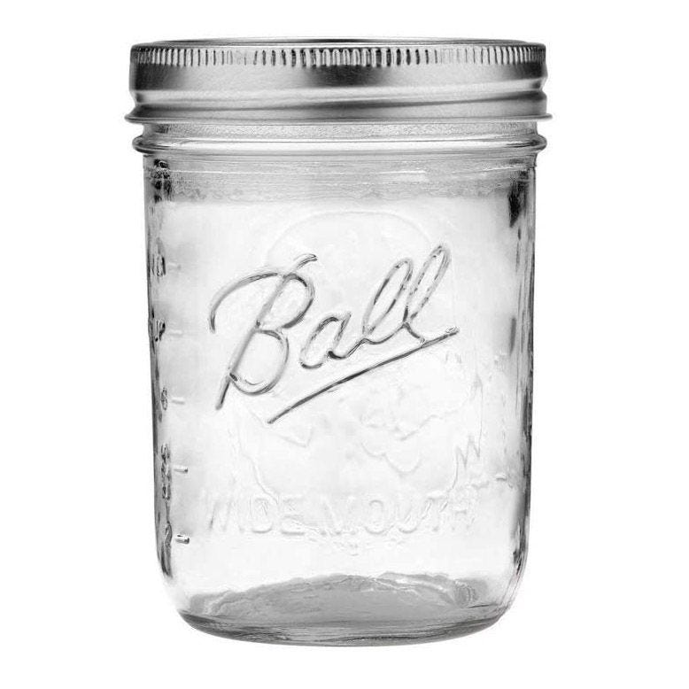 Ball Wide Mouth Mason Jar - Yeast - 8 Oz | Craft a Brew