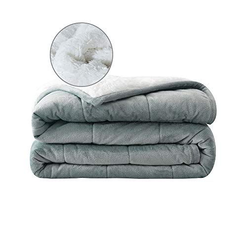 Soft Fleece Weighted Blanket for Adults