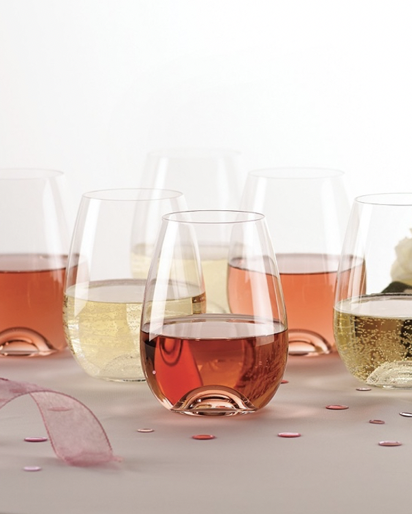 Set of 6 Tuscan Stemless Wine Glasses