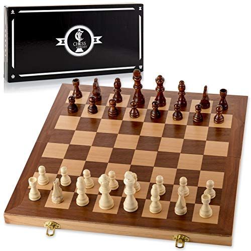 15" Wooden Chess Set