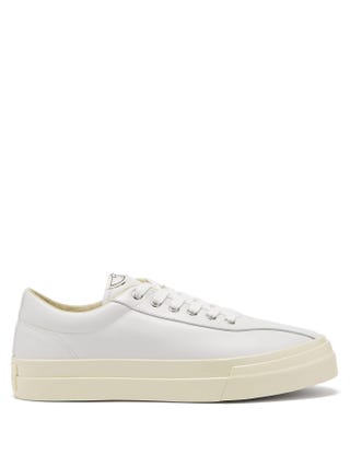 Dellow leather trainers