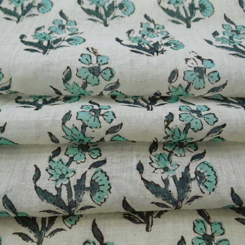 Sanganeri Floral Print Fabric