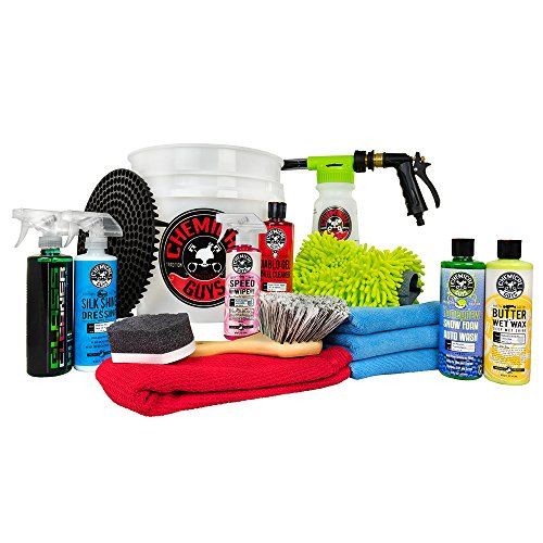 Best 10-Piece Car Wash Bucket Kit | Remove Grime, Buildup | Car Detailing | Vehicle Cleaning Kit | Chemical Guys