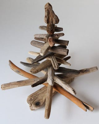 Driftwood Christmas tree wood decoration Driftwood Christmas tree wood decoration