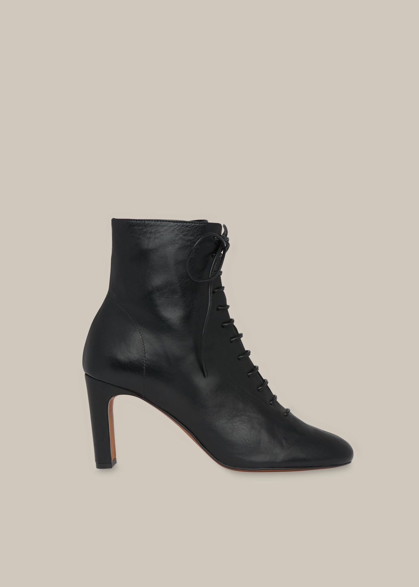 whistles black ankle boots