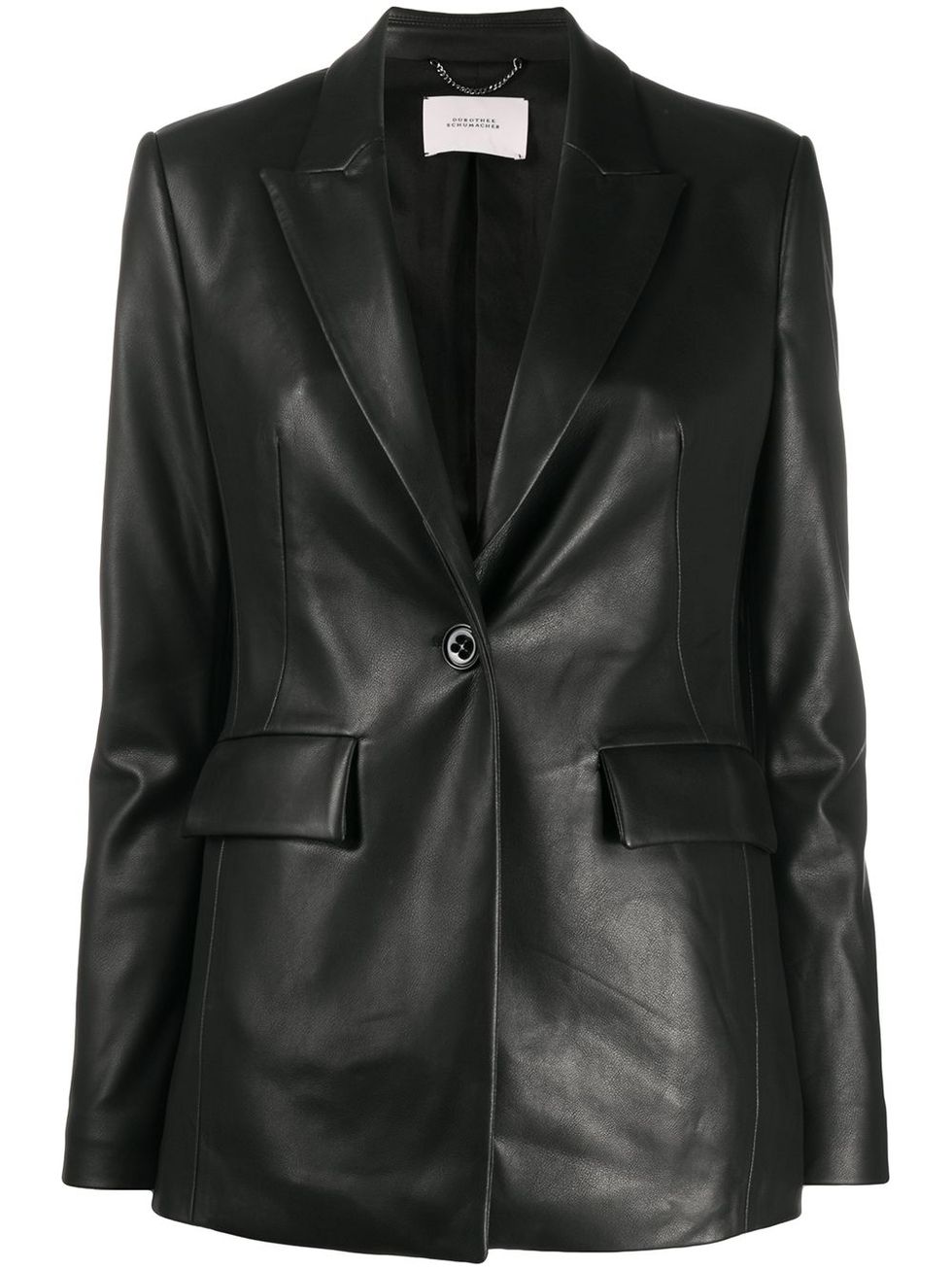 The Black Leather Blazer is Shaping Up to Be Fall's Key Piece