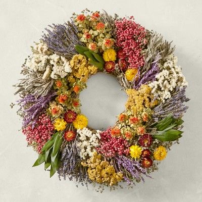 Farmers' Market Herb Wreath 22"