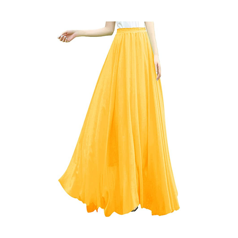 Long Yellow Skirt