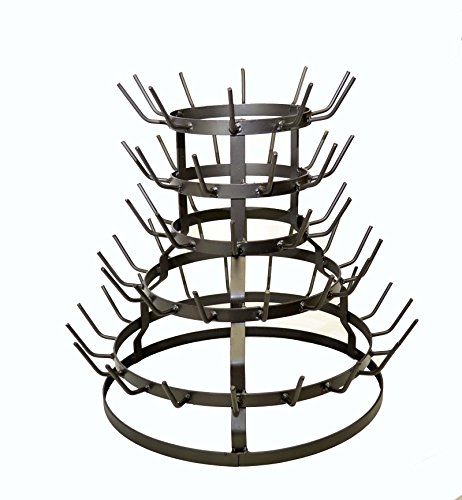 Wine bottle discount drying rack tree