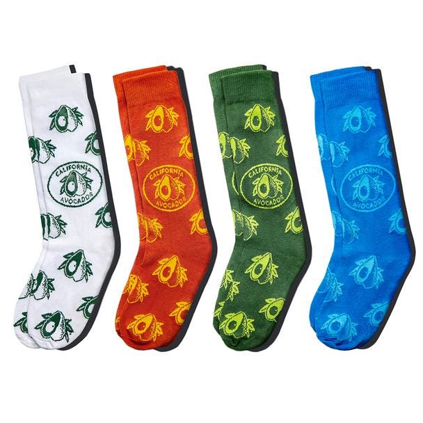 Avocado Forever Socks