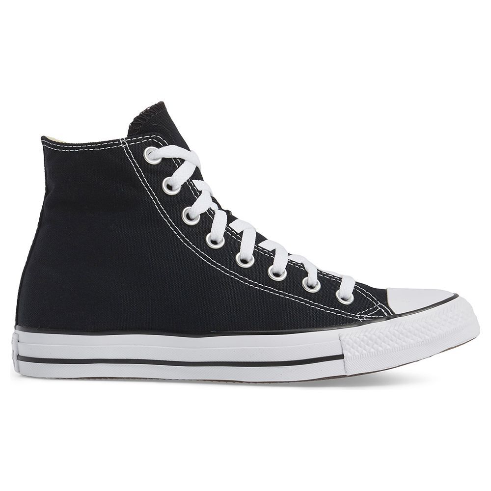 converse leather high tops black