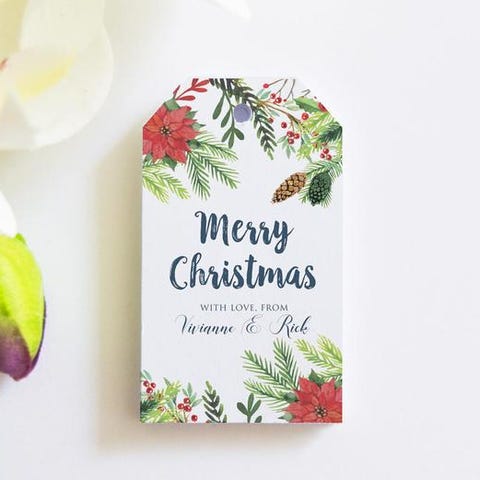 Christmas sticky labels uk