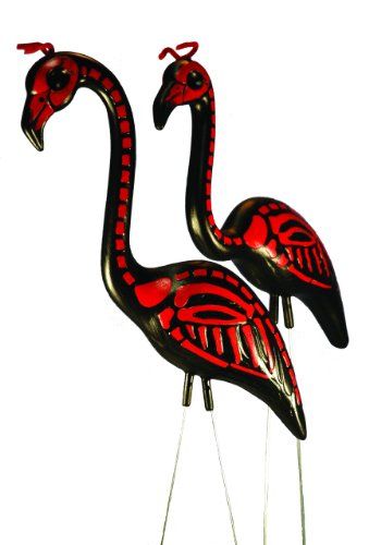 Spooky Devil Flamingos
