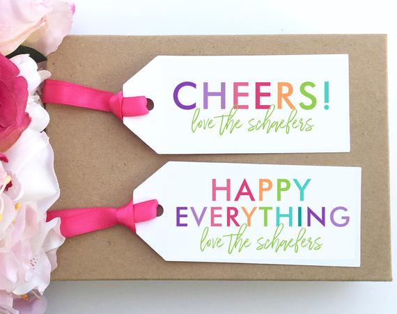 "Happy Everything" Gift Tags