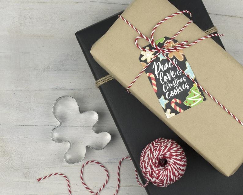 Christmas Cookie Gift Tag