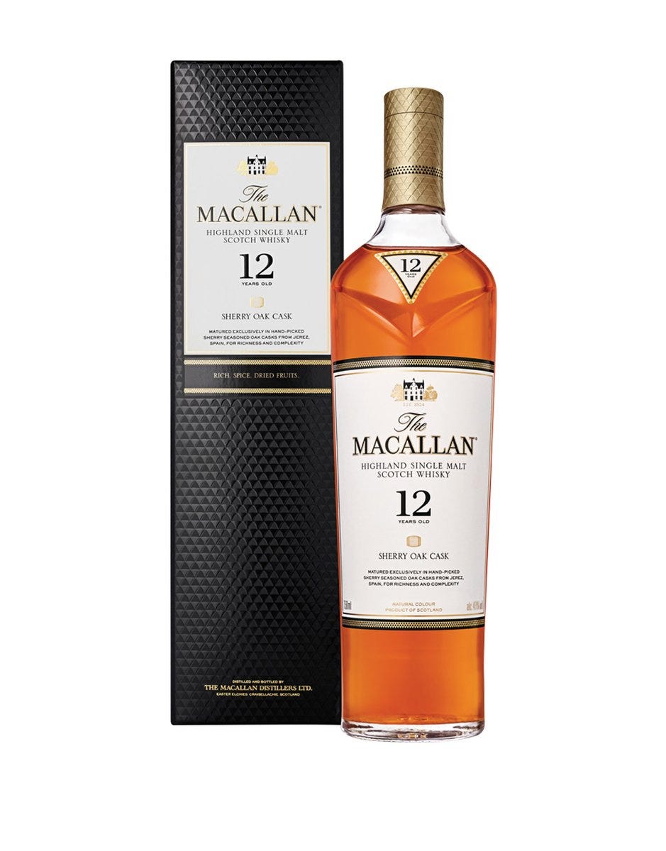 The Macallan Sherry Oak 12 ani