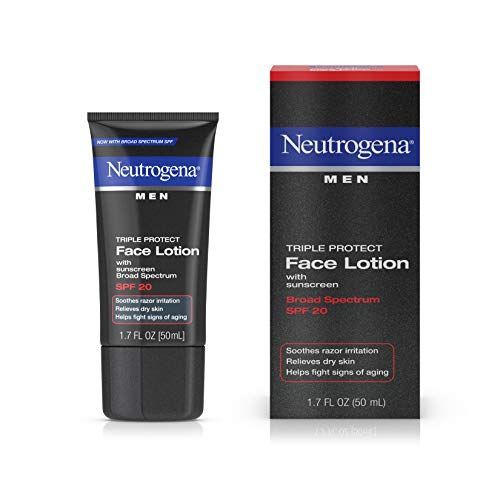 Neutrogena Triple Protect Face Lotion for Men, SPF 20