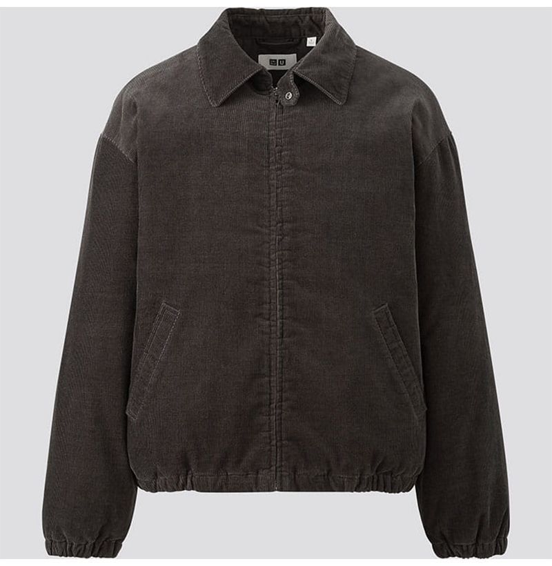 corduroy padded blouson uniqlo