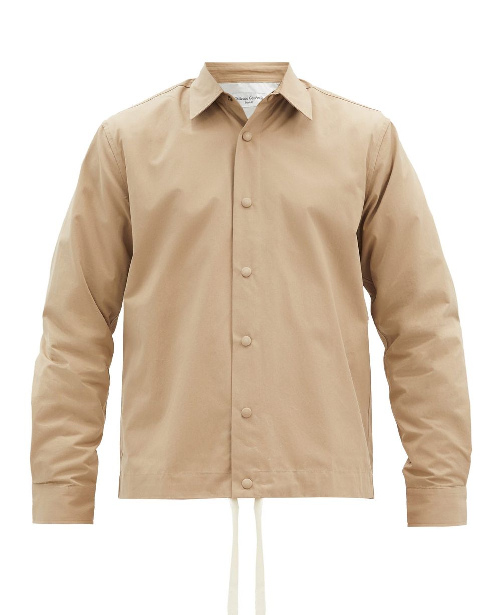 Stan cotton-poplin overshirt