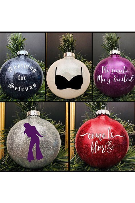 Selena Inspired Christmas Ornaments