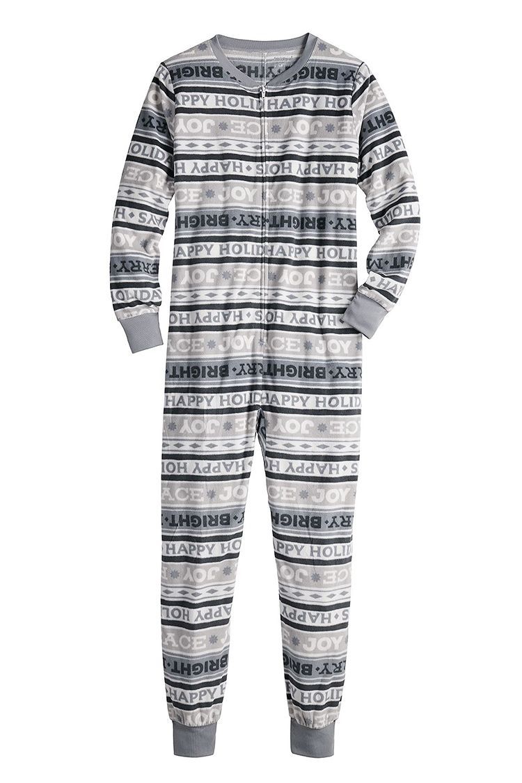 black and white christmas pajamas