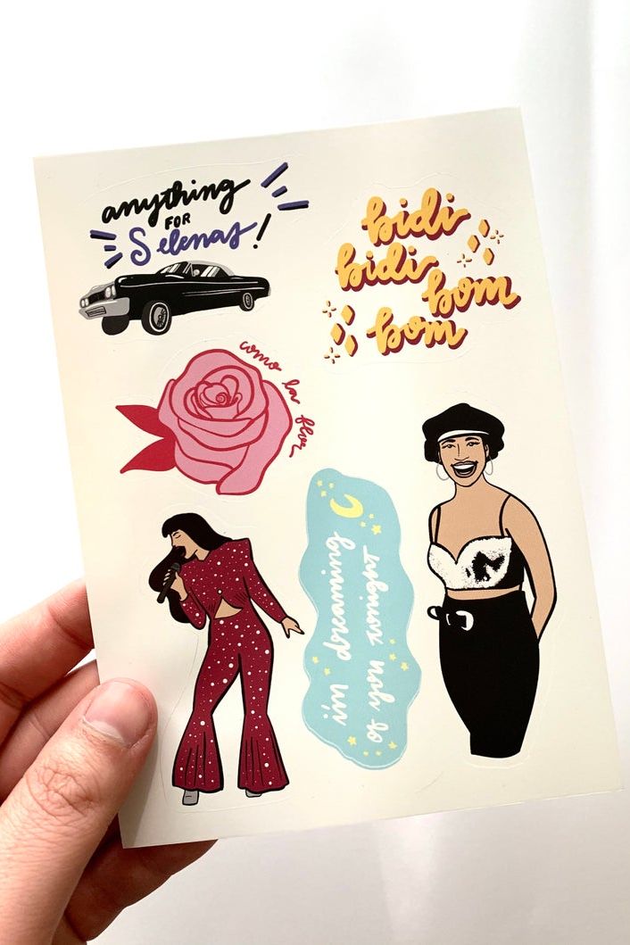 Selena Quintanilla Sticker Sheet