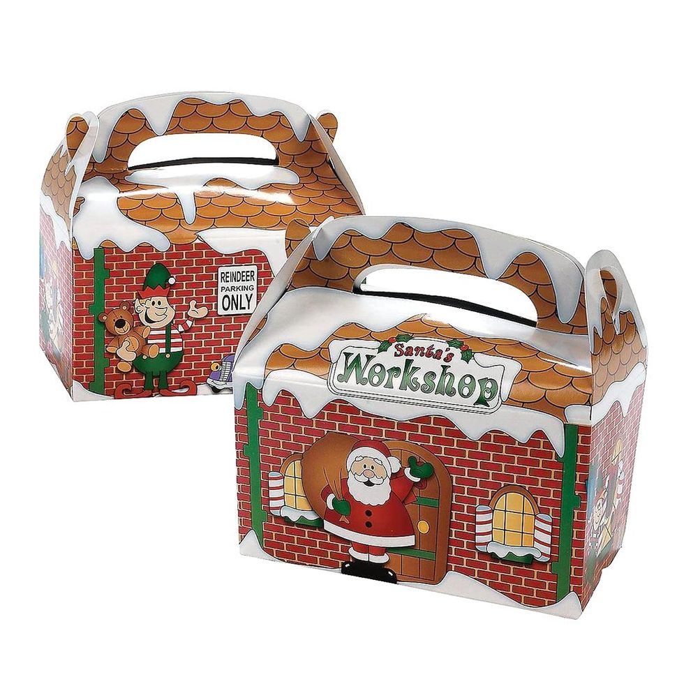 Fun Express Santa's Workshop Treat Boxes (12-Pack)