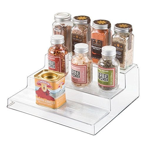 iDesign Linus Linus Plastic 3-Tier Spice Rack