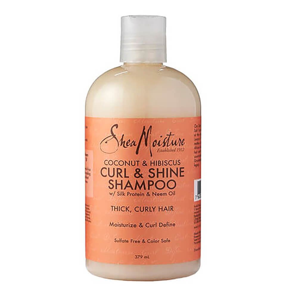 Shea Moisture Coconut & Hibiscus Curl & Shine Shampoo and Conditioner