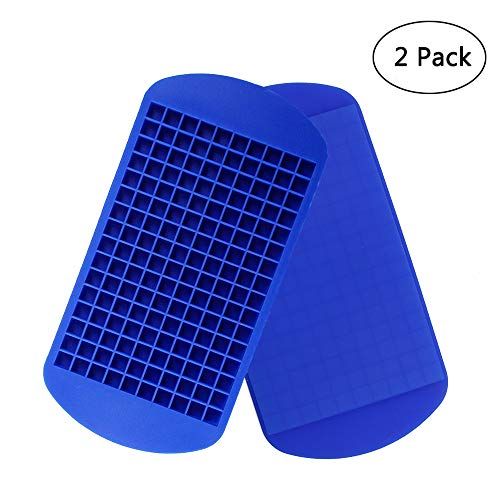 Mini Ice Cube Trays with Lid - Small Ice Cube Trays for Freezer,Ice Trays  for Freezer Silicone,Small Square Ice Cube Mold,Tiny Little Ice Cube Trays