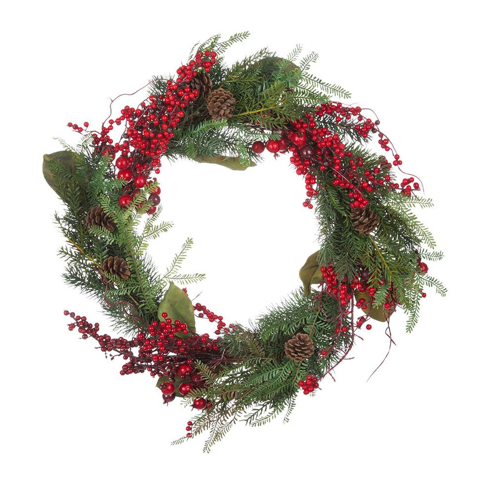 Pinecone & Berry Deco Wreath