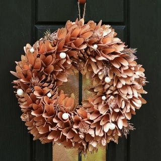 Spiced Copper Deluxe Autumn Door Wreath