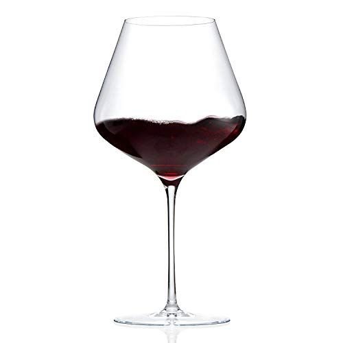 beautiful red wine glasses