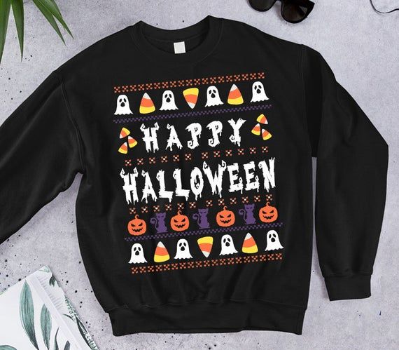 Halloween Gang Vintage Style Sweatshirt Unisex