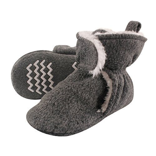 Hudson Baby Cozy Fleece and Sherpa Booties