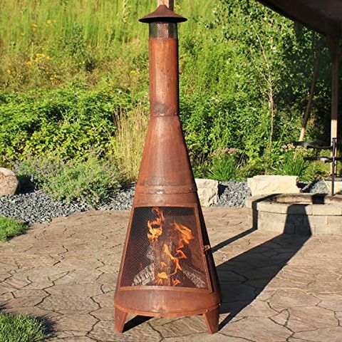 25 Diy Outdoor Fireplaces Fire Pit, Outdoor Metal Fireplace With Chimney