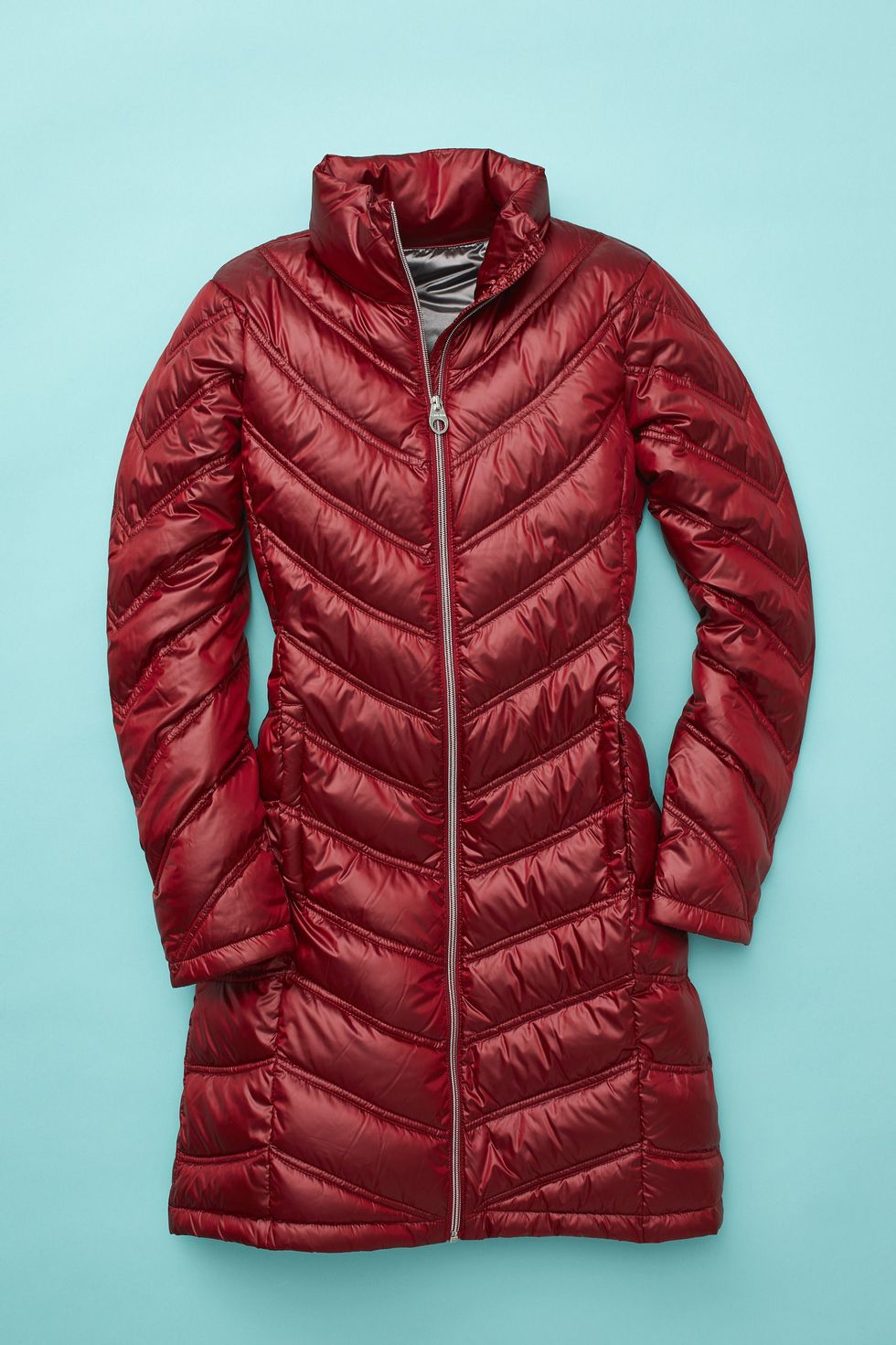 Women's Chevron Quilted Packable Down Jacket