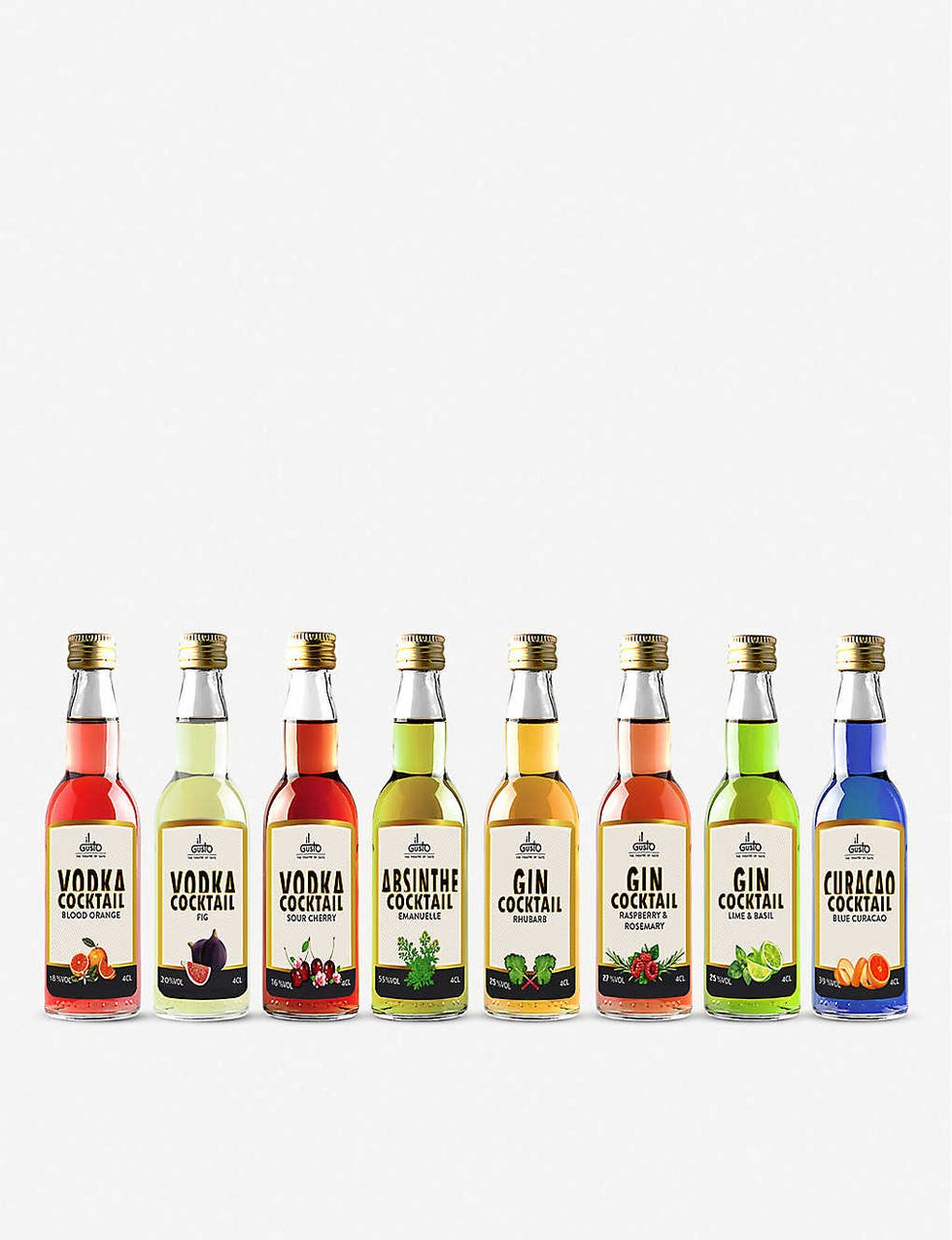 Miniature Fruity Cocktails & Liqueur Gift Set