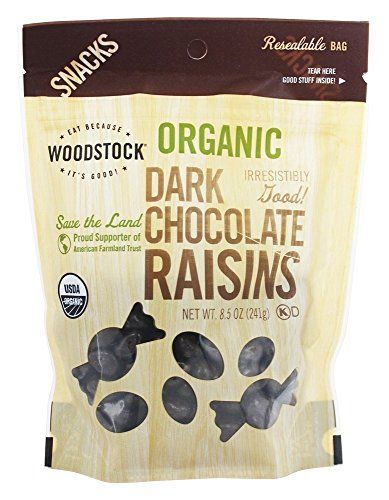 Woodstock Organic Dark Chocolate Raisins