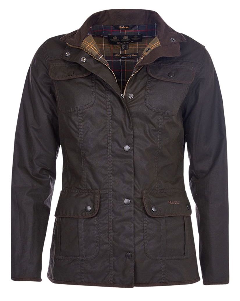 Barbour Utility Waxed Jacket, Olive, £199