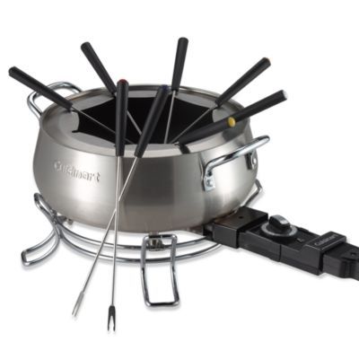 Oster 3-Quart Electric Fondue Pot, Large Capacity Non-stick Stainless Steel