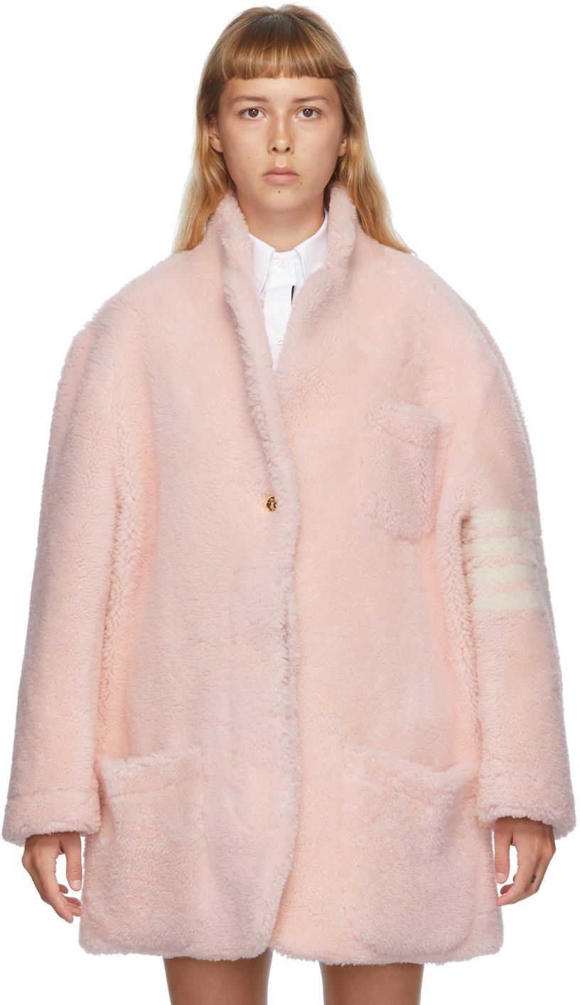 pink sheep coat