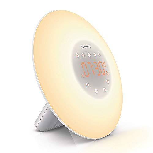Wake-Up Light Alarm Clock with Sunrise Simulation, 2 Natural Sounds and Radio