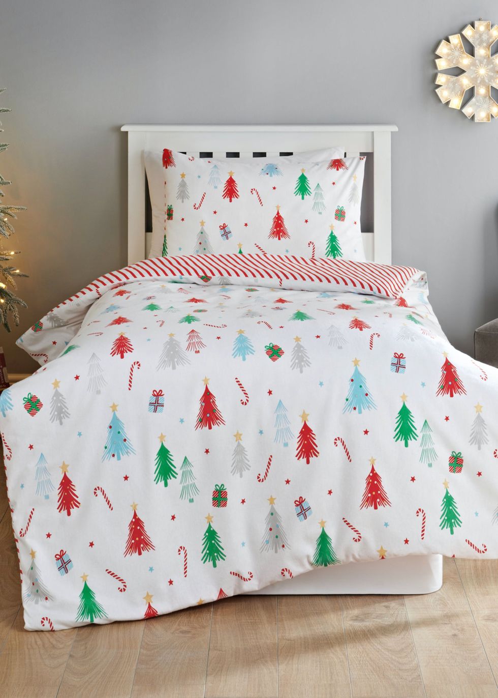 Kids Reversible Christmas Tree Bedding