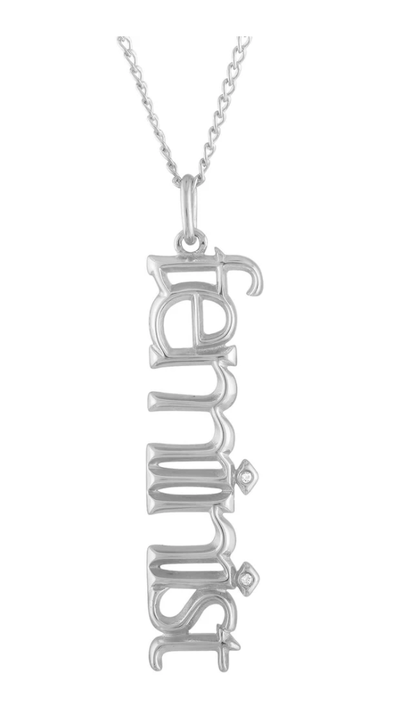 Feminist Necklace - Sterling Silver