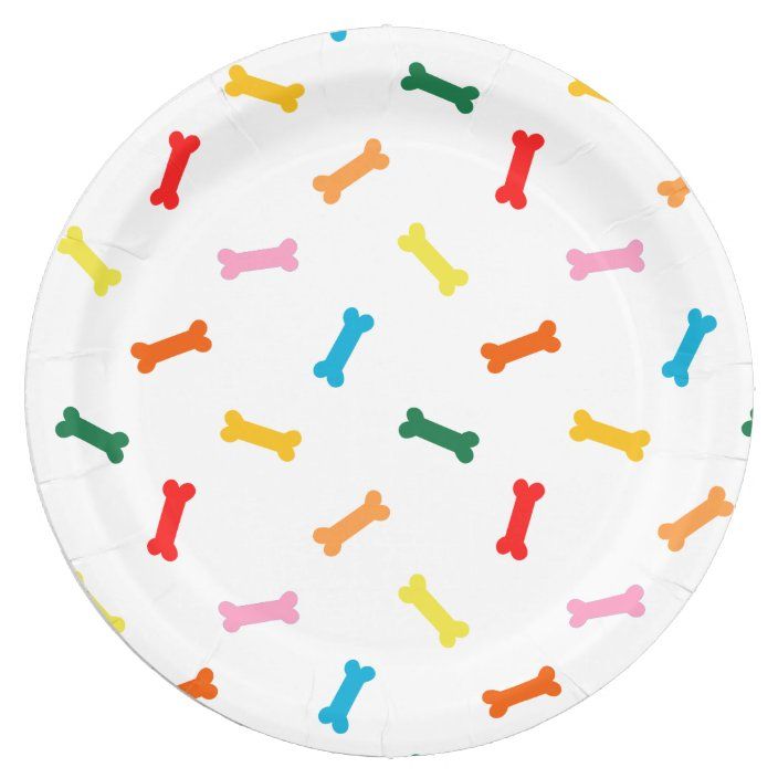 puppy party plates